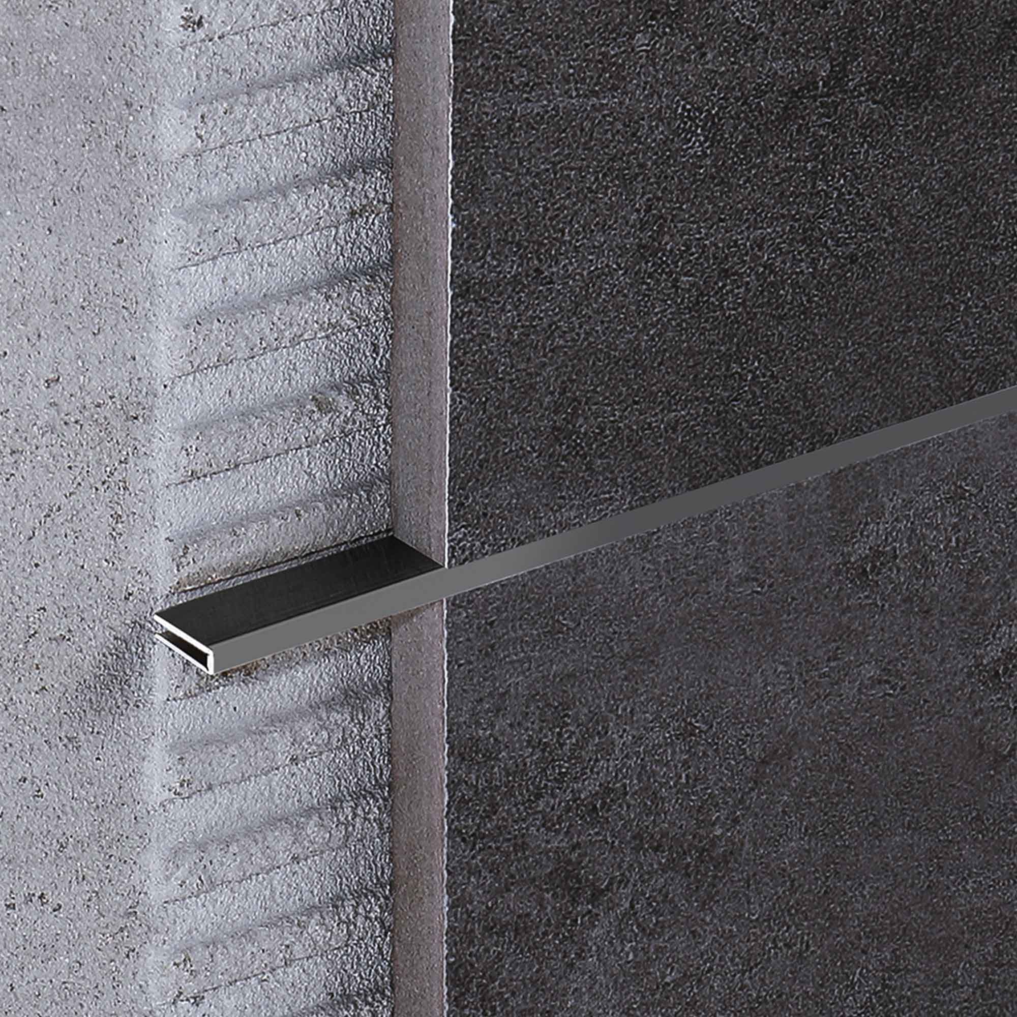Stainless Steel Tile Accessory Mirror Black