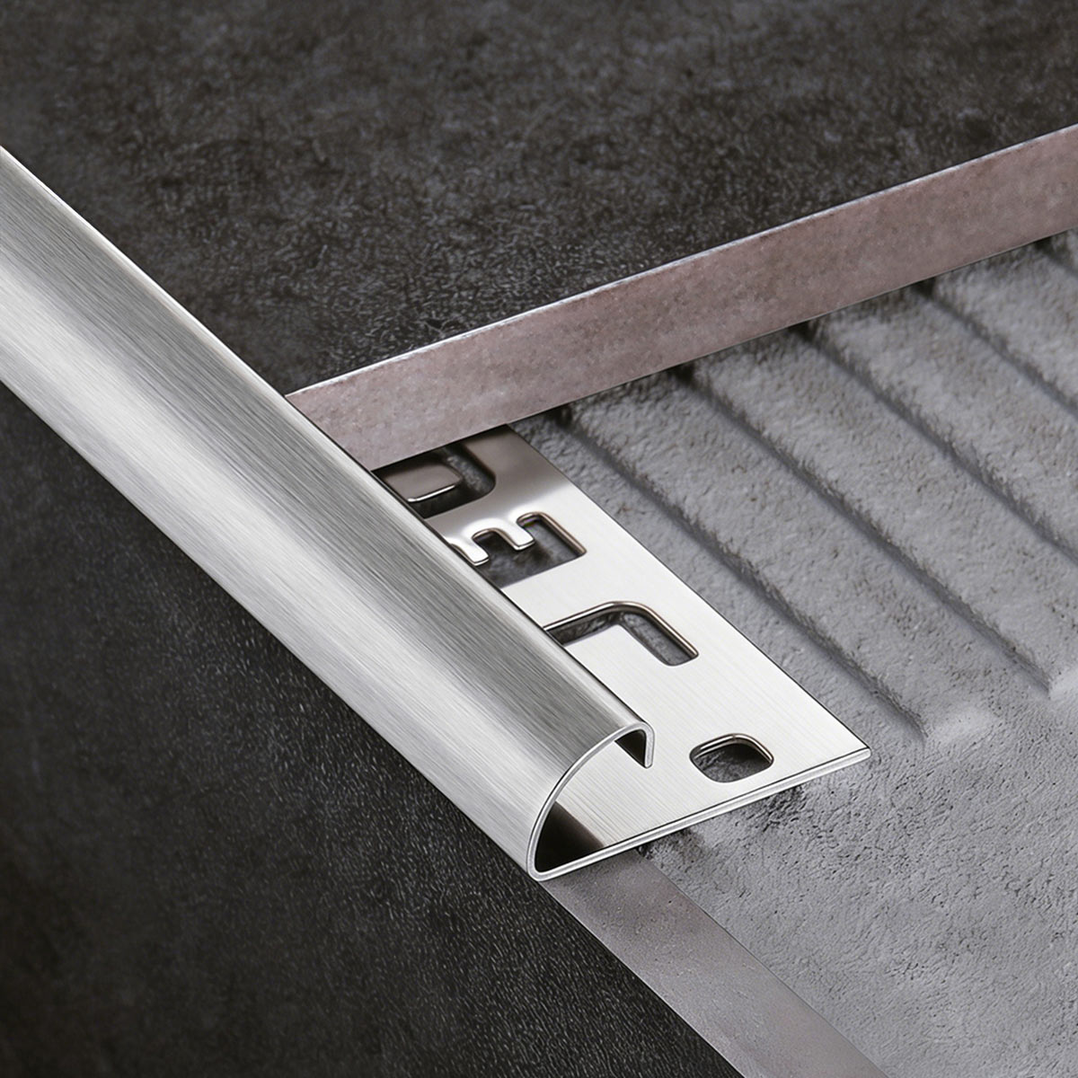 Stainless Steel Tile Accessory Silver Brushed