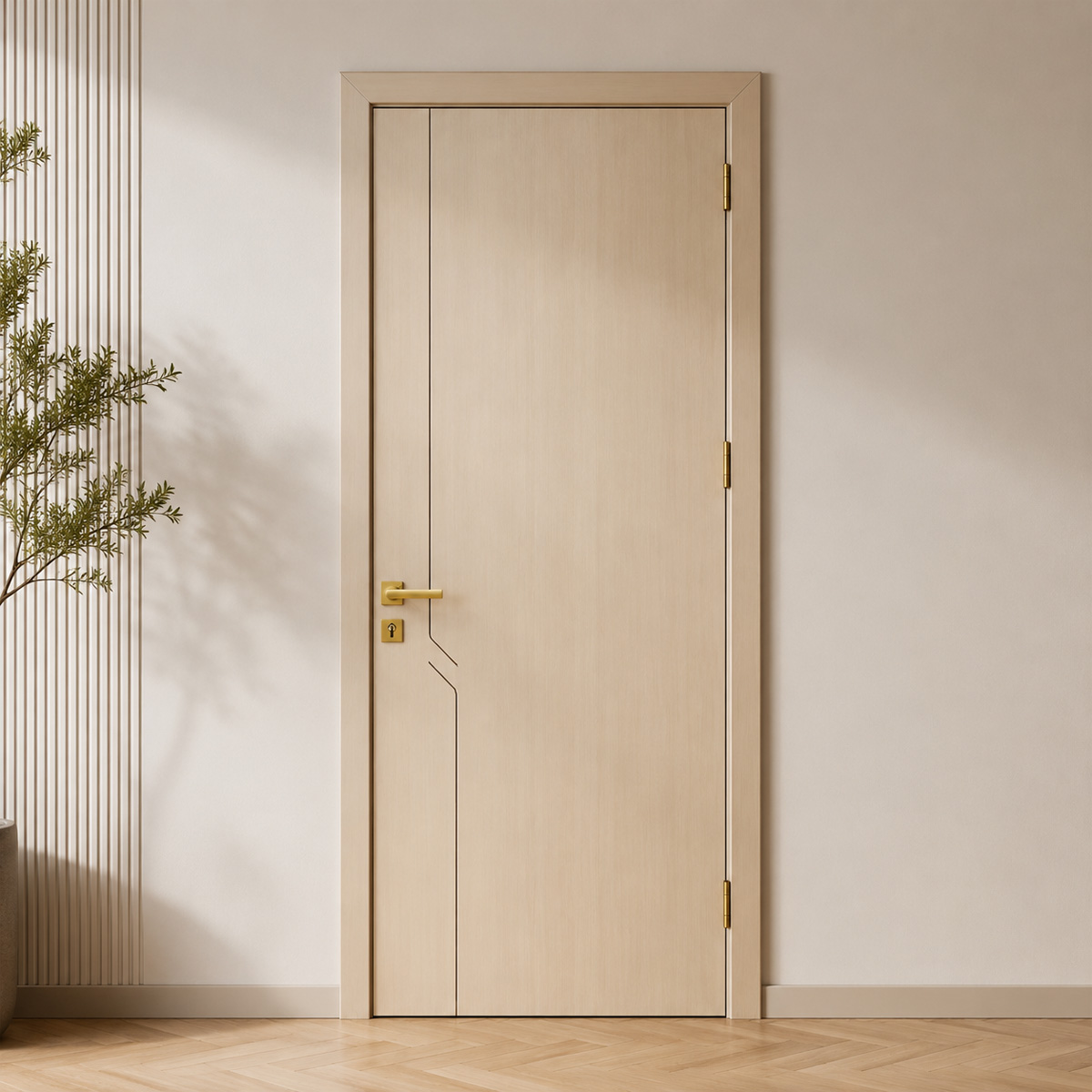 WPC Door with Frame 2080x780x220mm
