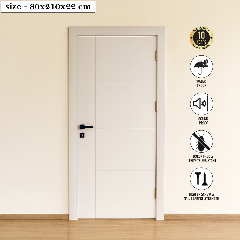 WPC Door with Frame 2100x780x220mm