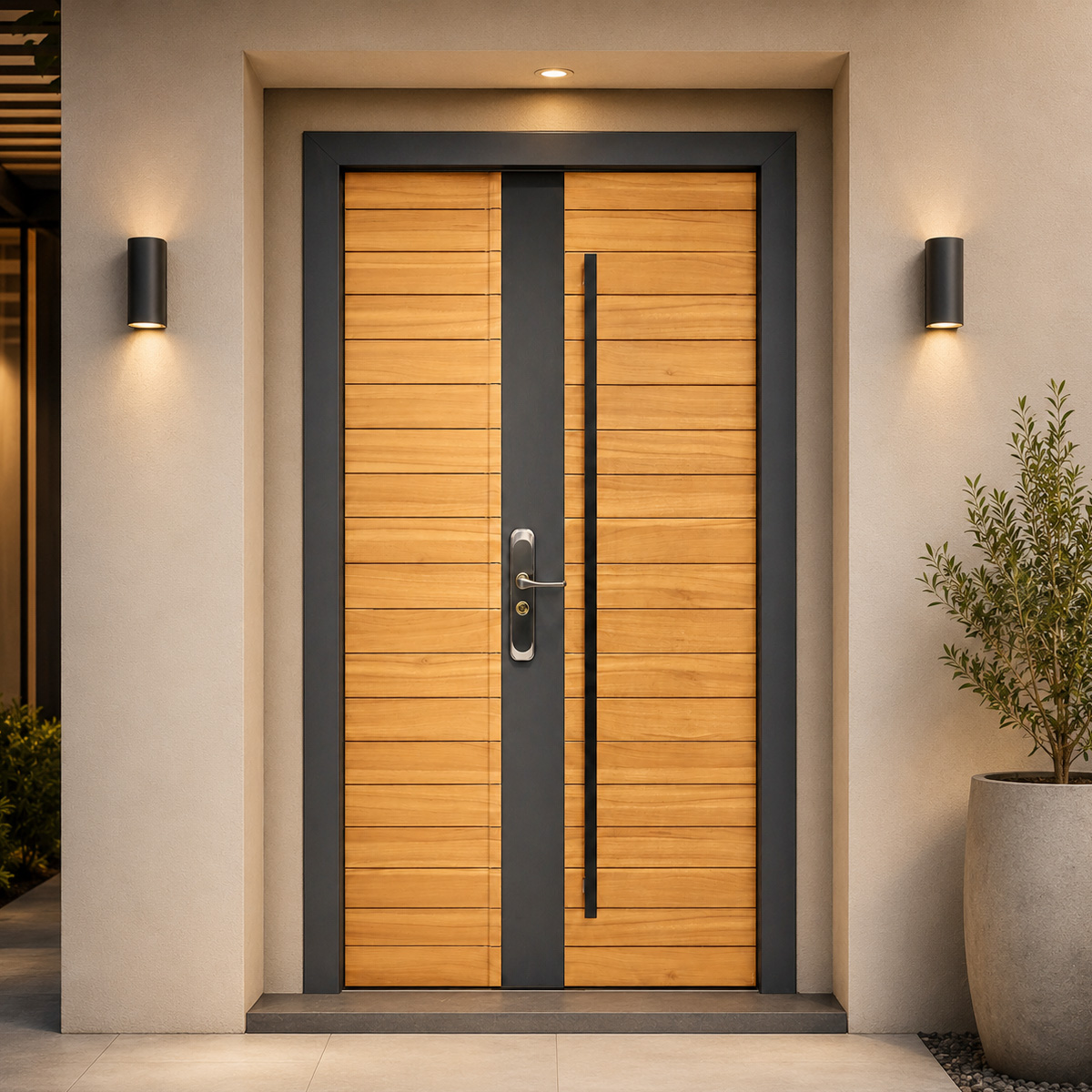 Double Steel Door 2100x1200x70