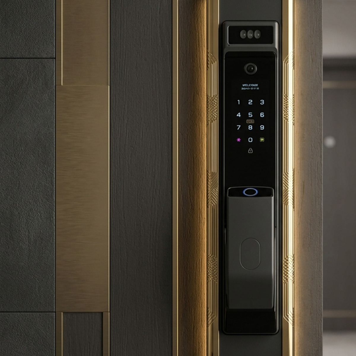 Digital Door Lock Gray