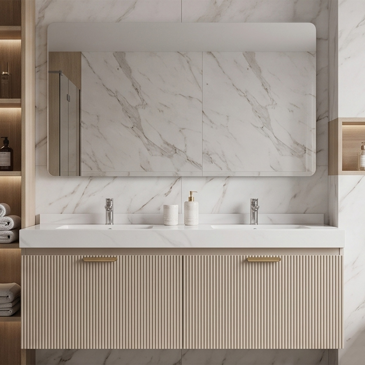 Commercial Bathroom Cabinet 140cm