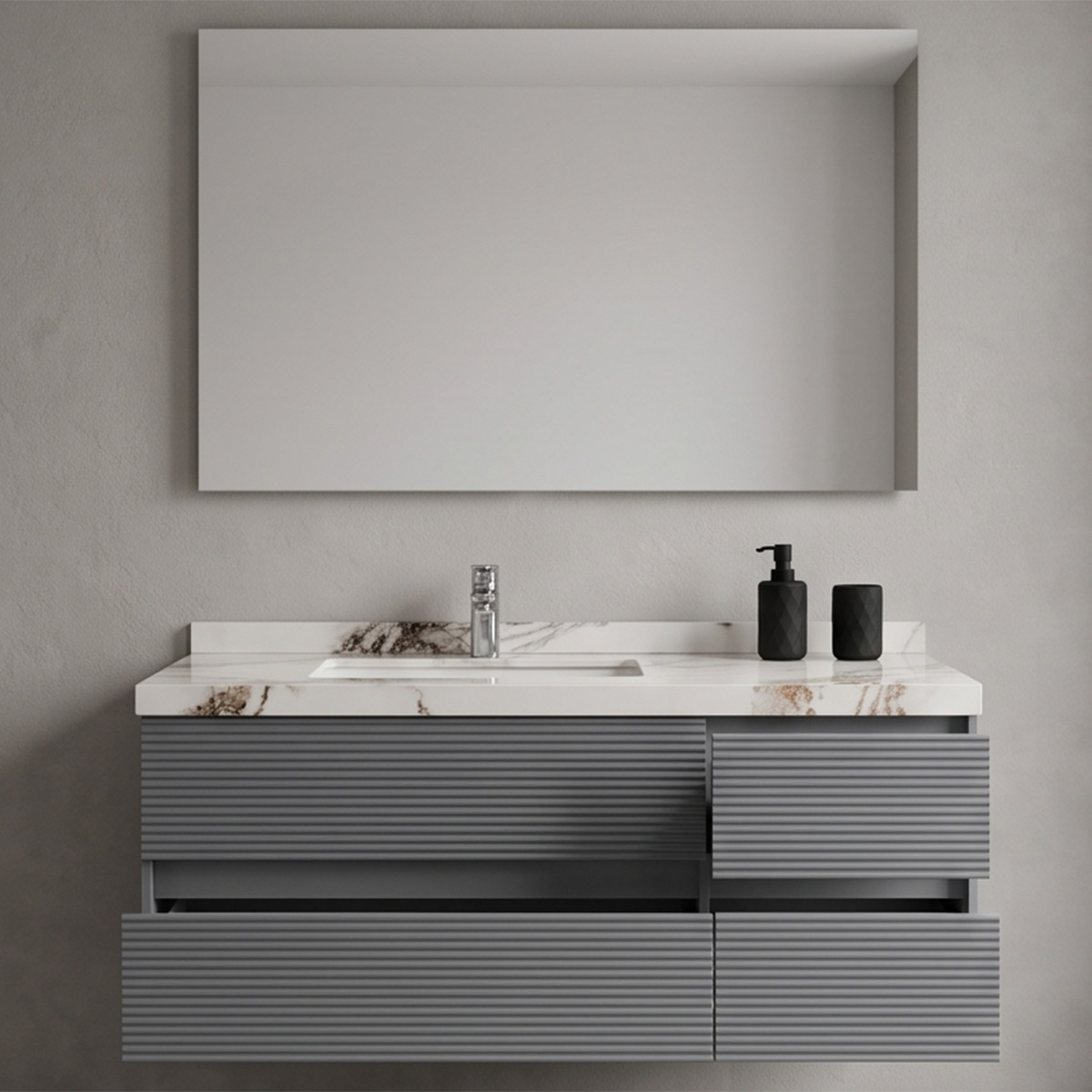 Bathroom Cabinet 4+1