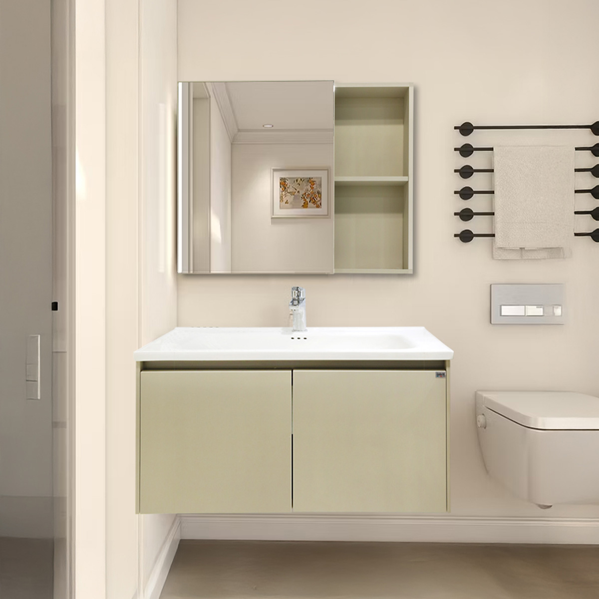 Modern Commercial Bathroom Cabinet 80X50cm