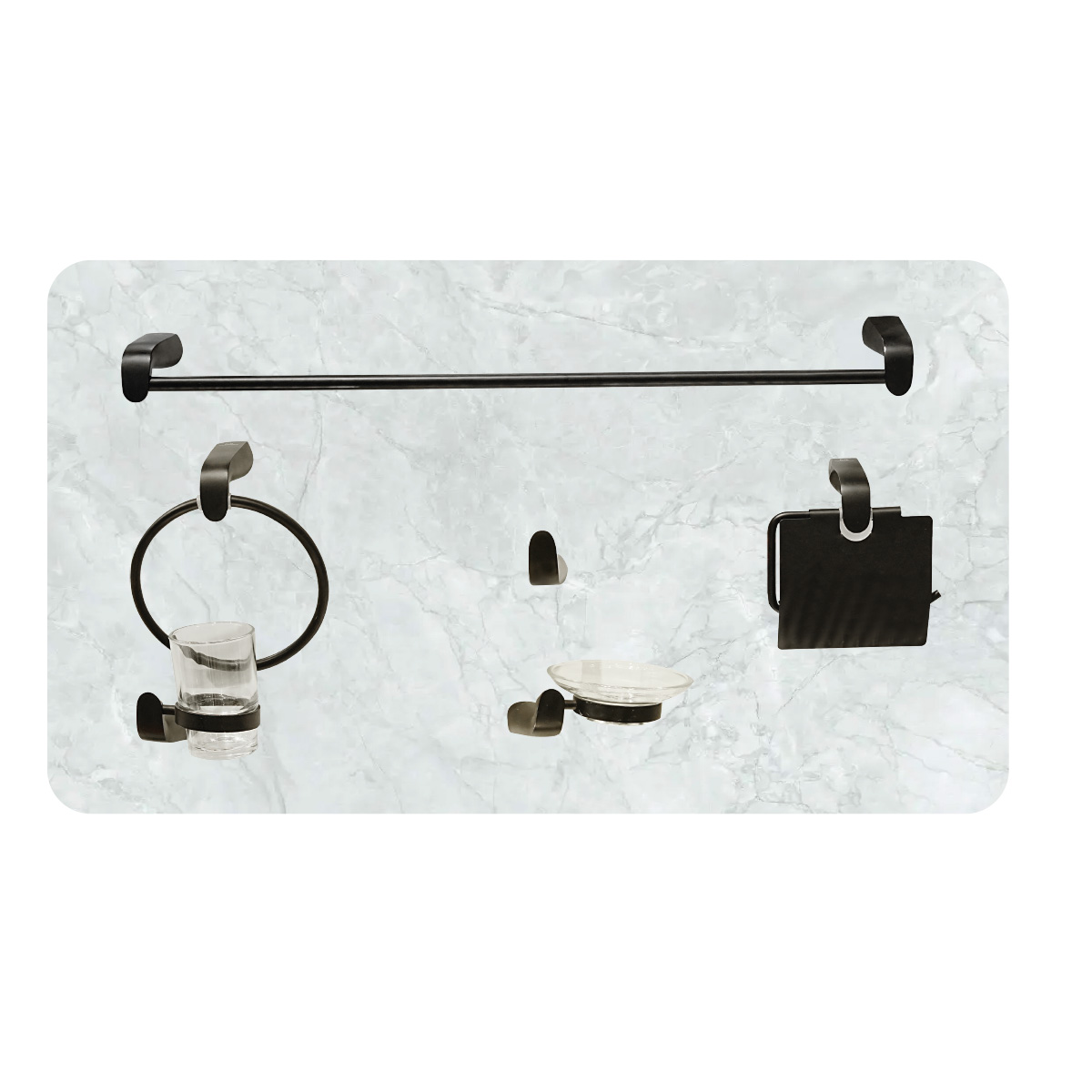 Commercial Accessories Set 6 Piece