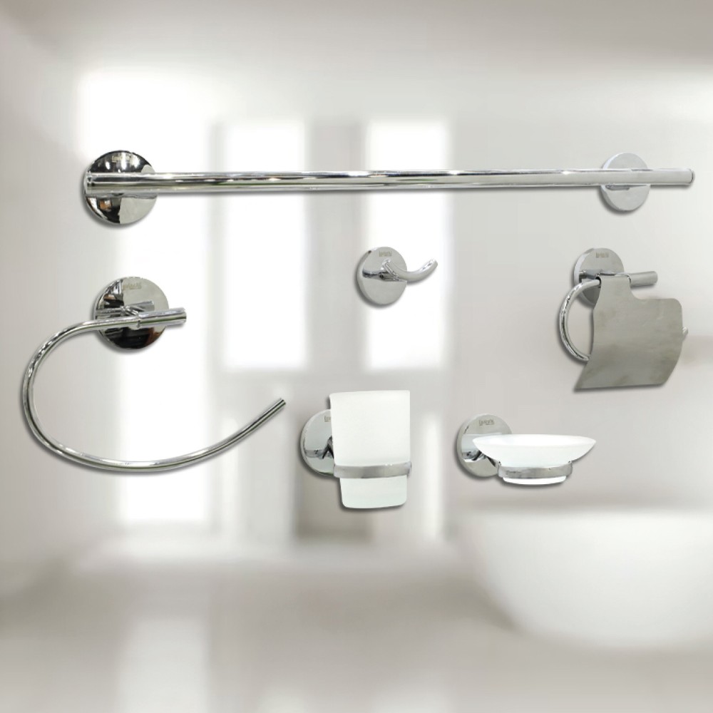 Modern Bathroom Accessories Set 6 Piece