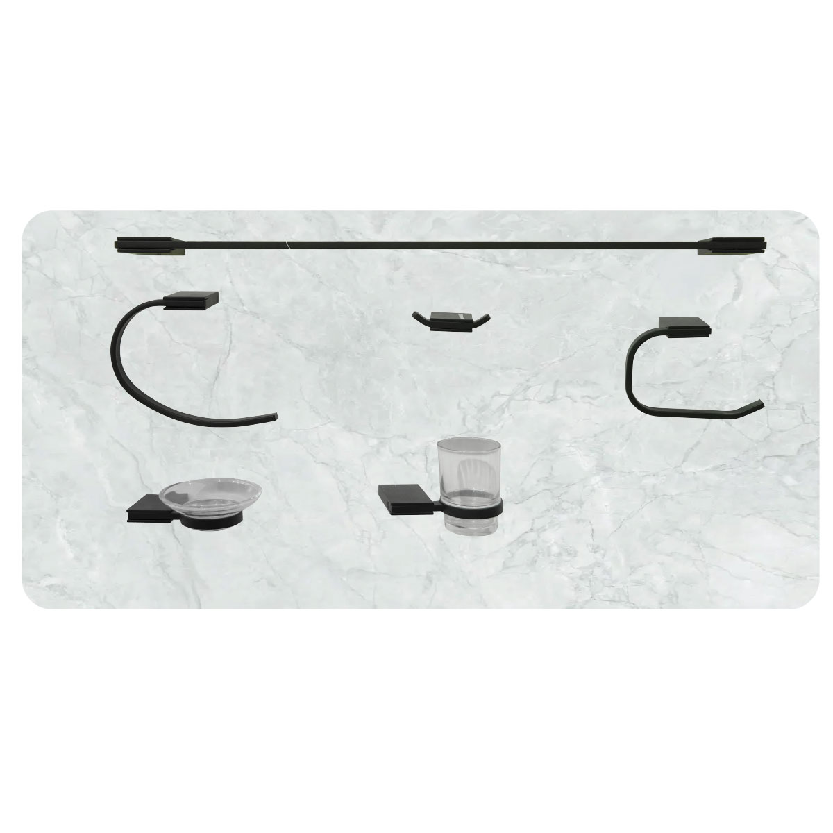 Modern Accessories Set 6 Piece