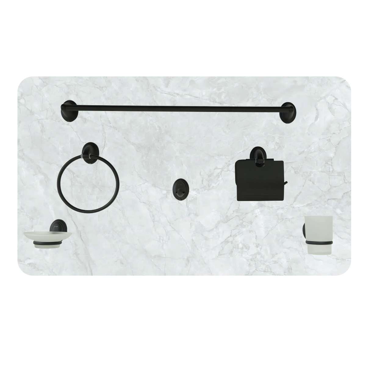 Commercial Accessories Set 6 Piece