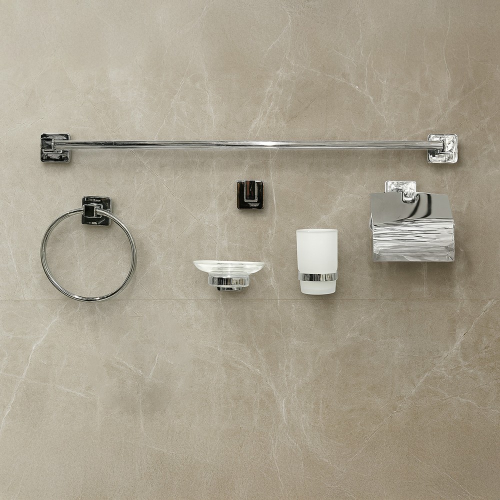 6 Pieces Commercial Bathroom Accessories Set