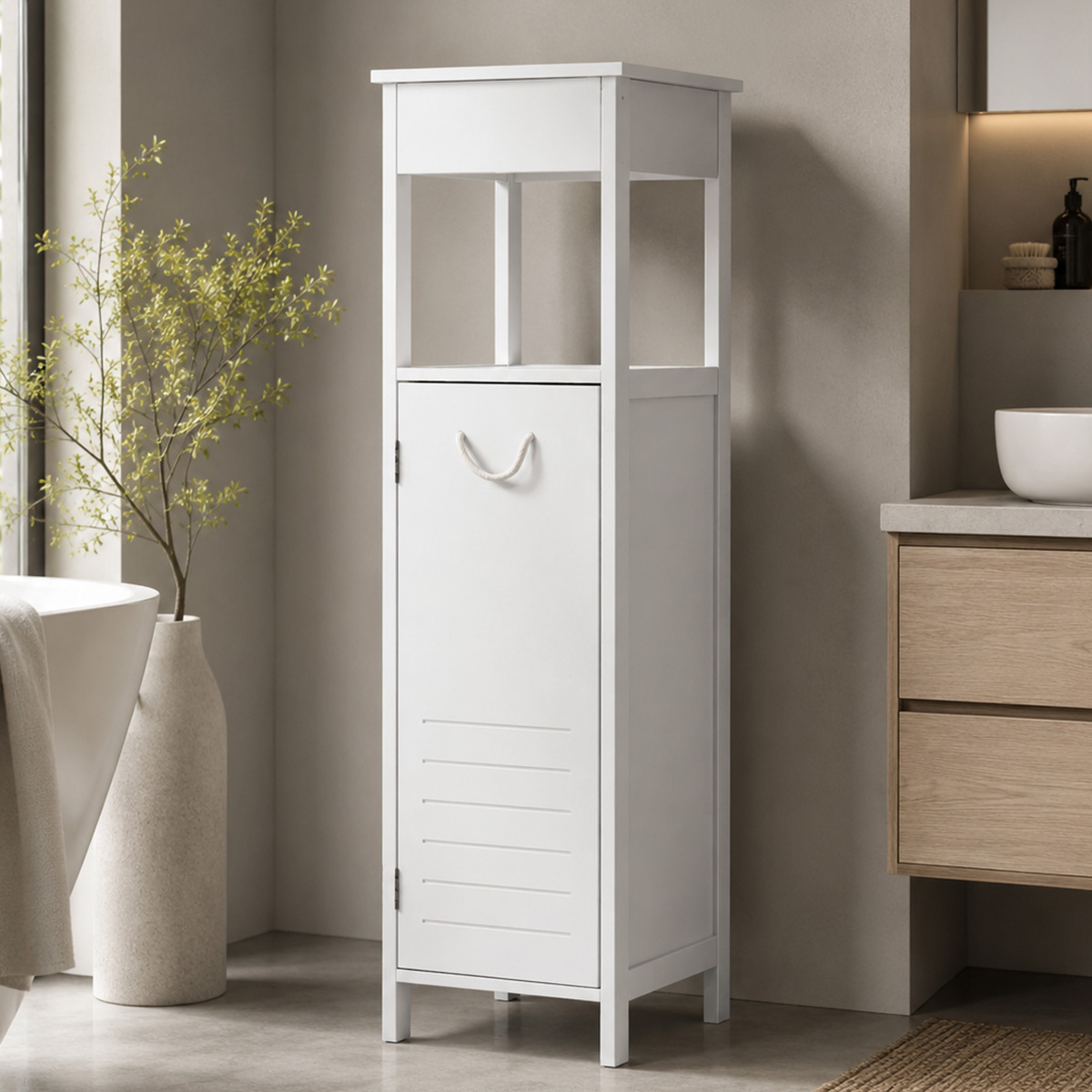 Bathroom Standing Shelf Bamboo