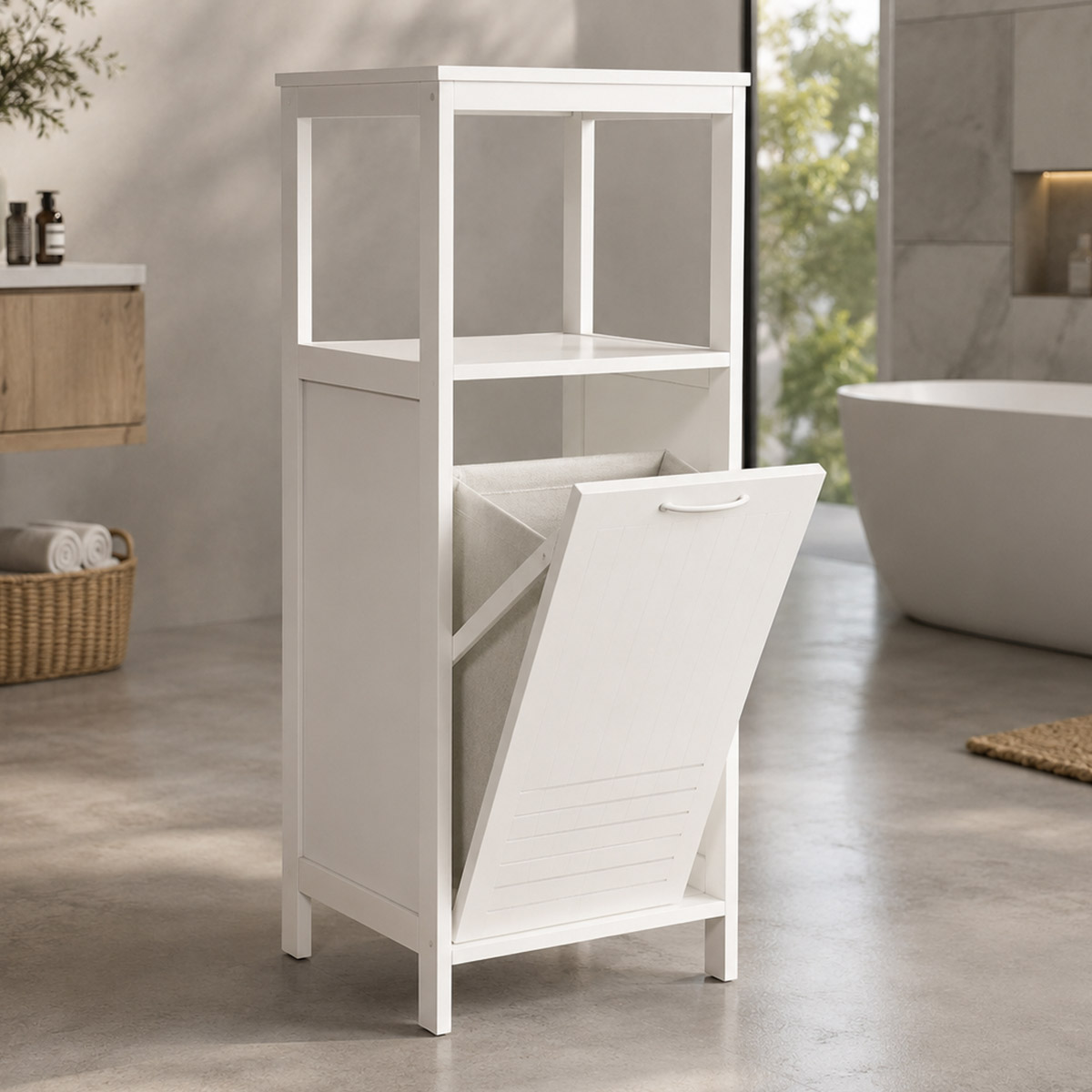 Bathroom Standing Shelf Bamboo