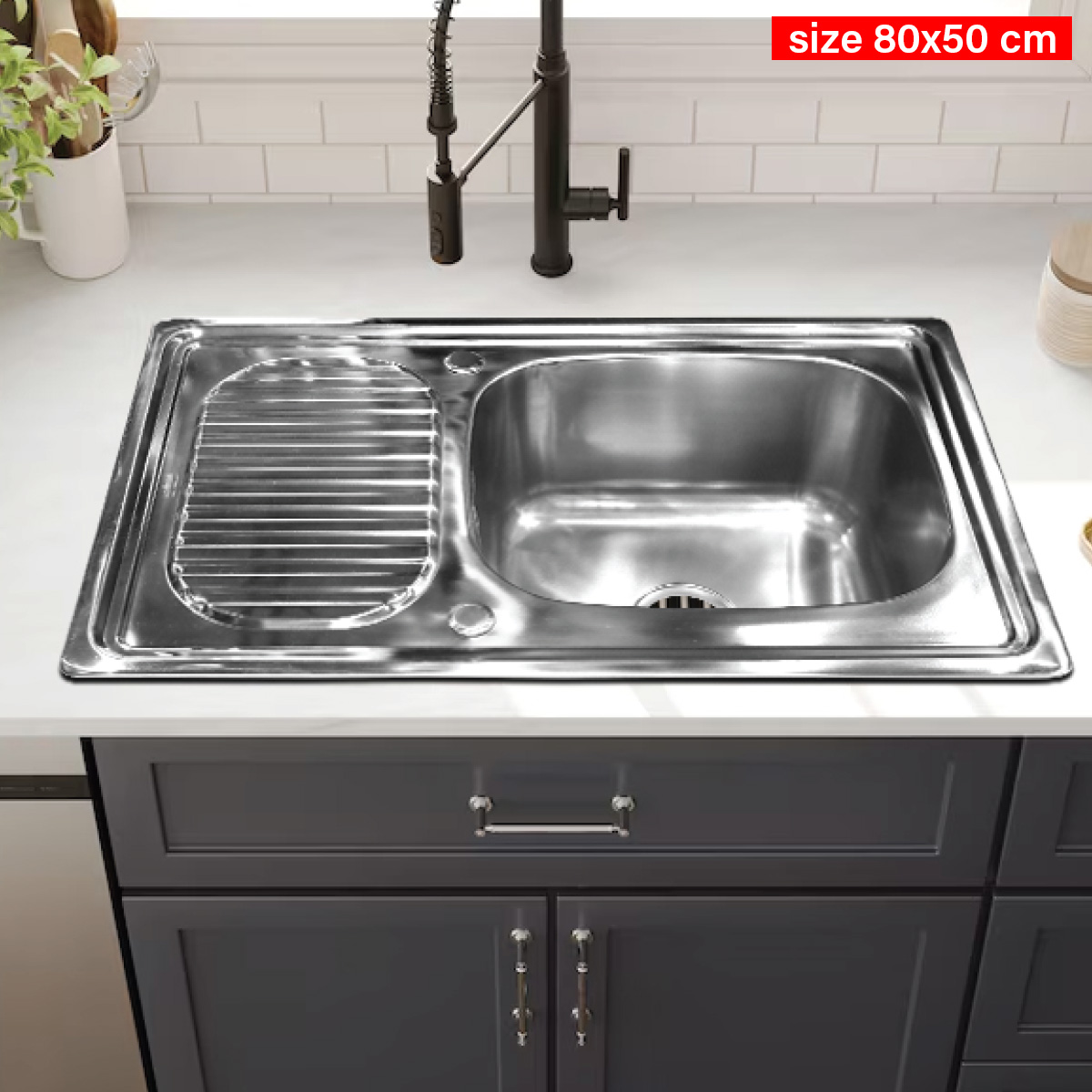 Stainless Steel Commercial Kitchen Sink 201