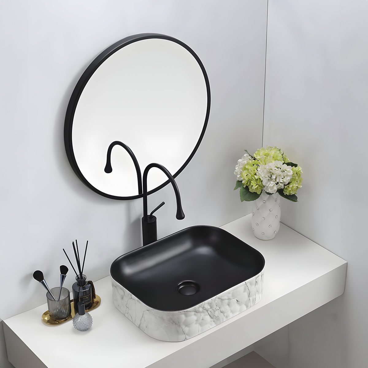 Marbleized Basin