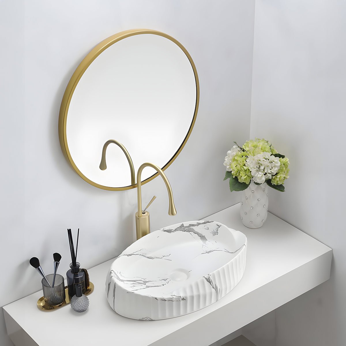 Marbleized Basin