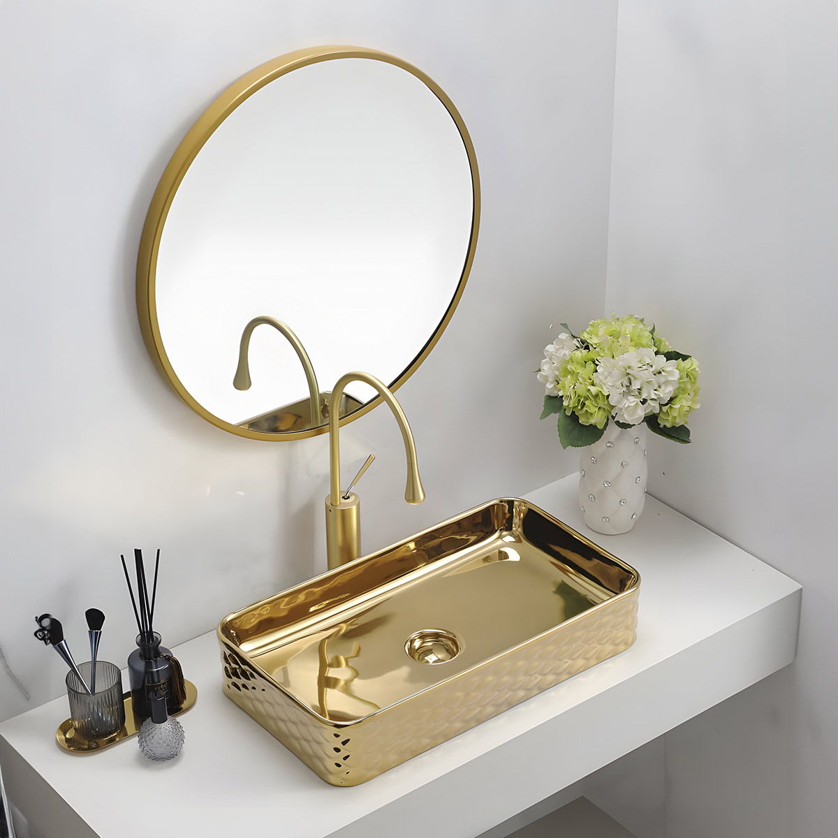 Colored Counter Basin
