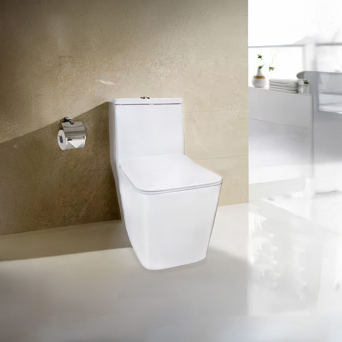 One-Piece Water Closet
