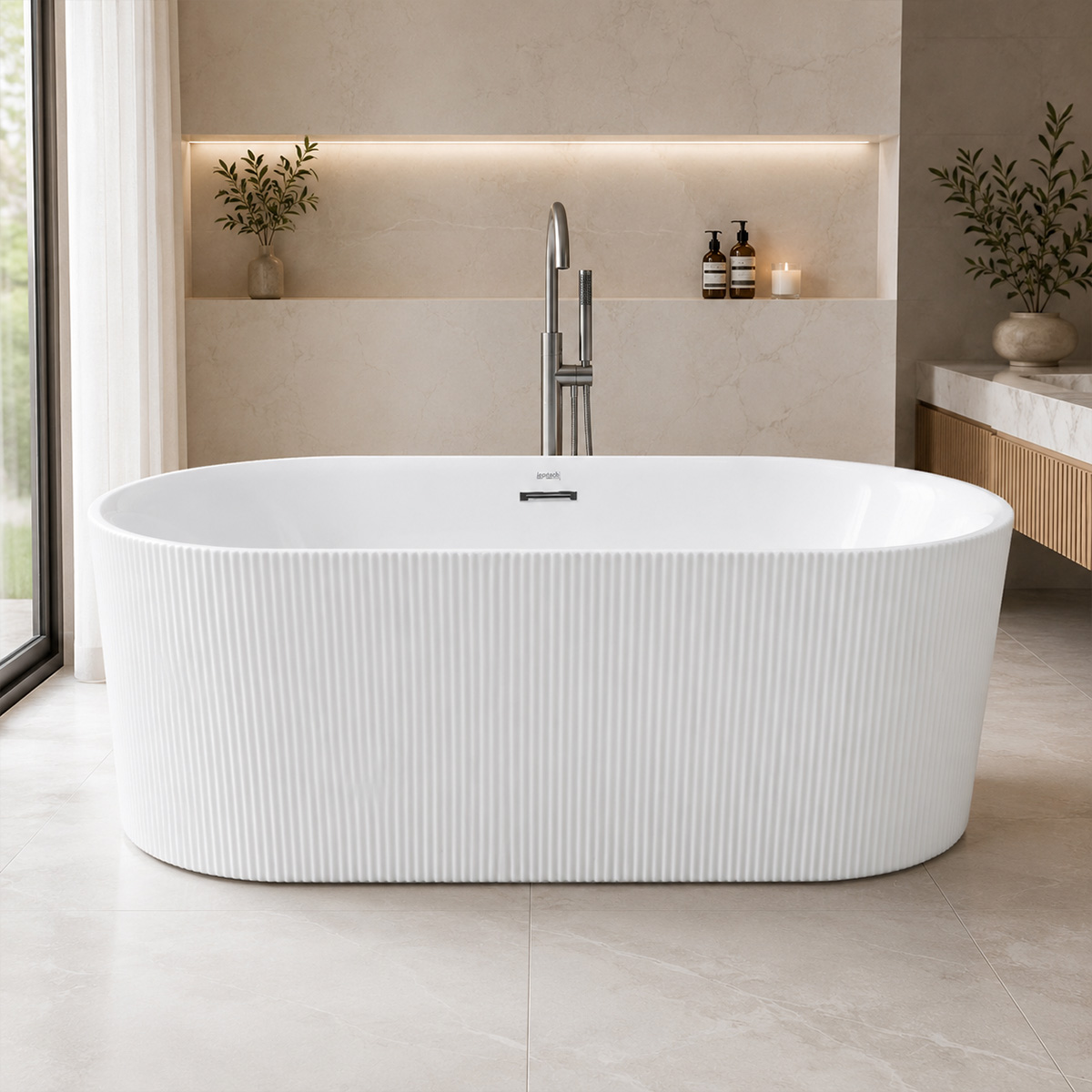 Bathtub without Mixer 1700x800x580mm