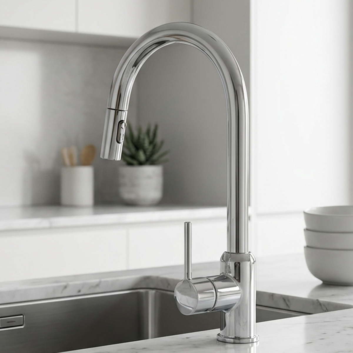 Stainless Steel Kitchen Mixer