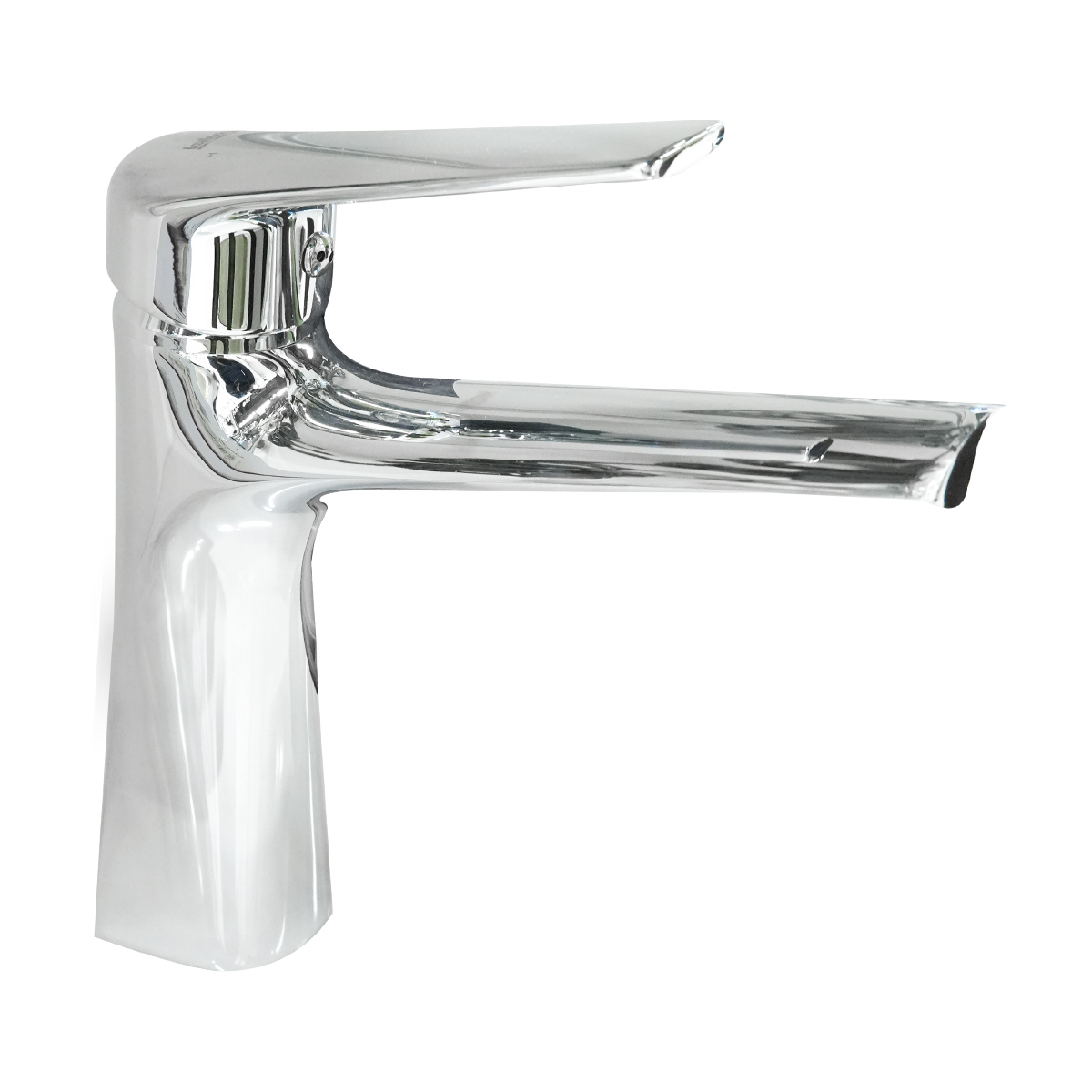 Brass Modern Basin Mixer Chrome