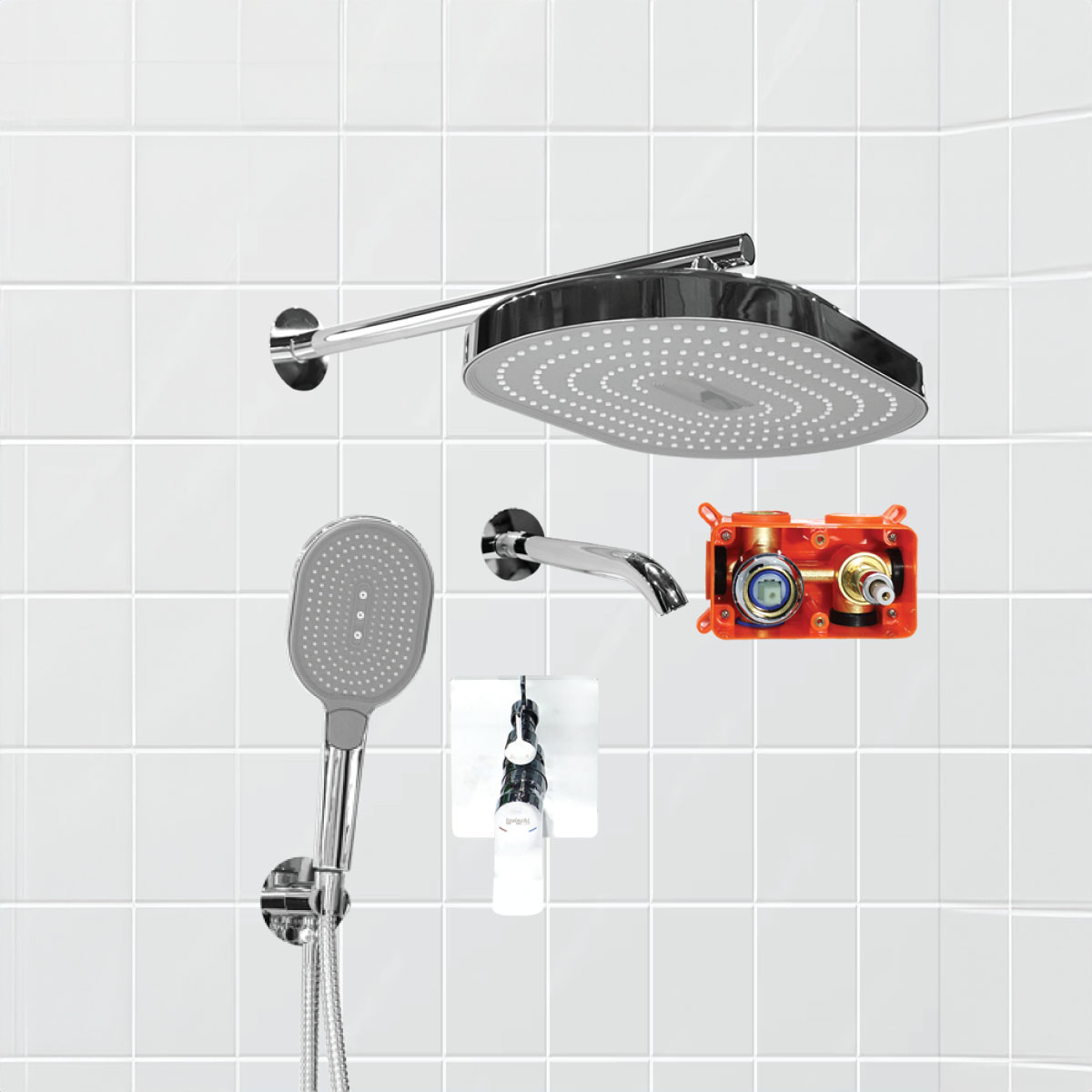Concealed Shower Column