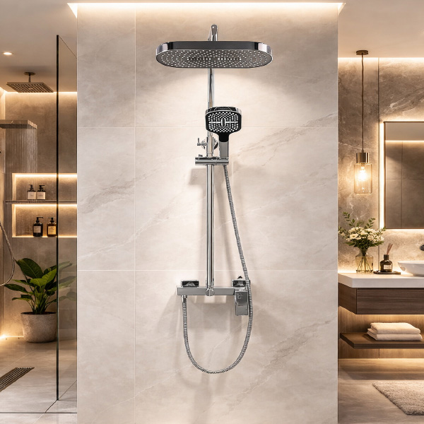 Modern Brass Shower Column