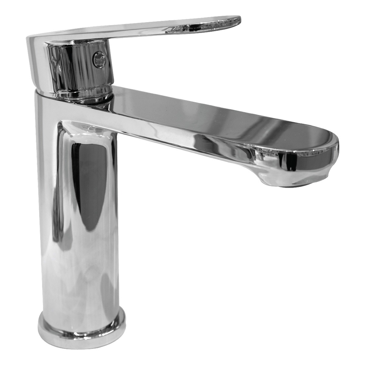 Brass Modern Basin Mixer Chrome