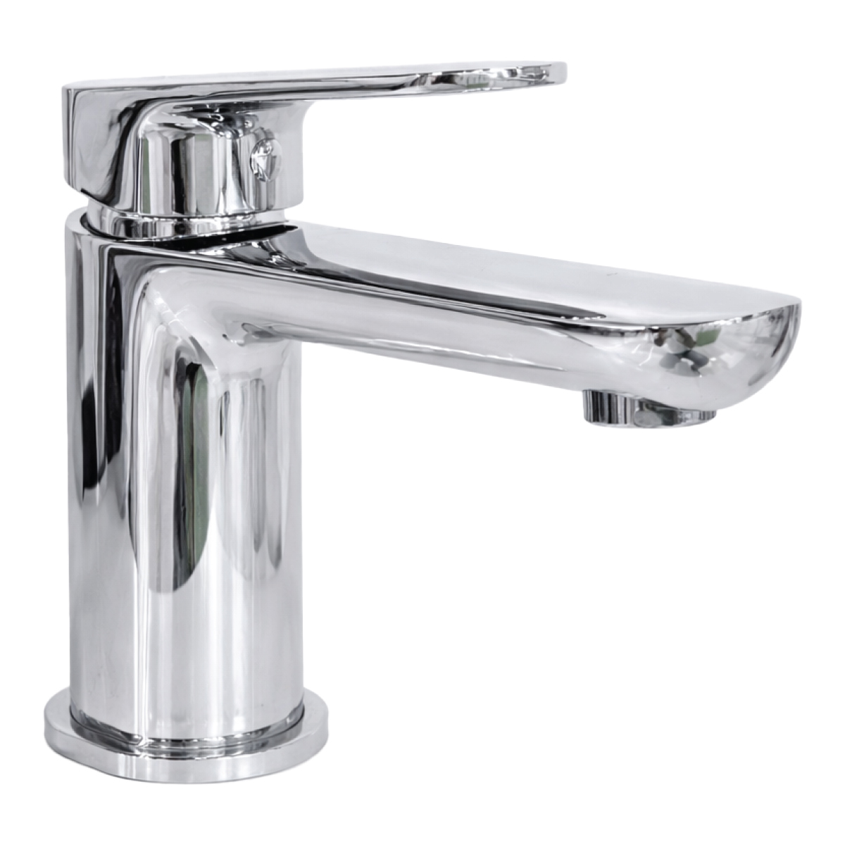 Brass Modern Basin Mixer Chrome