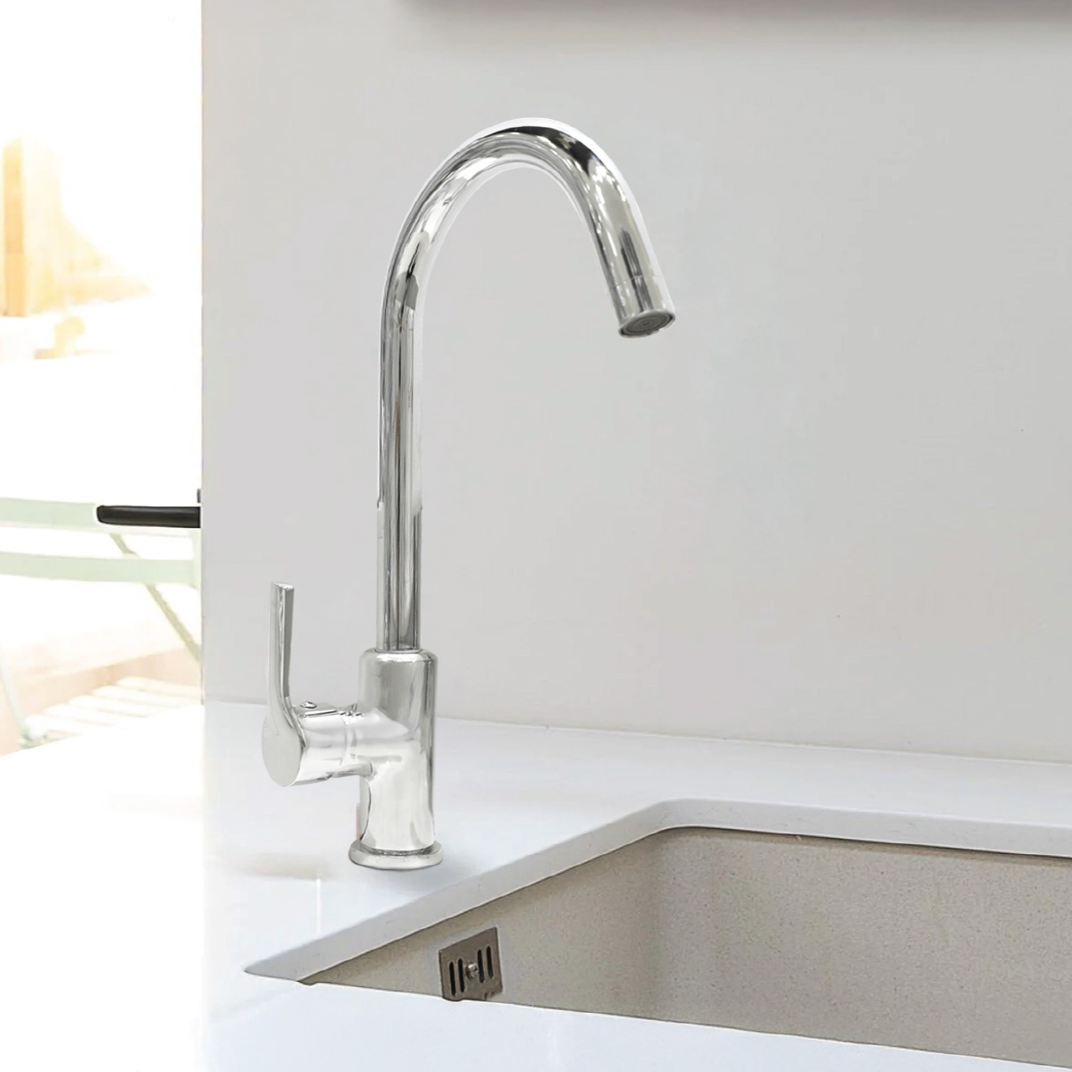 Brass Kitchen Mixer