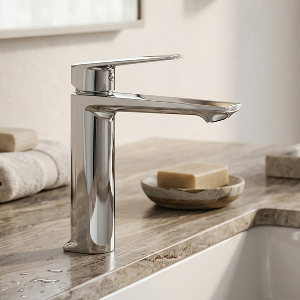 Zinc Basin Mixer