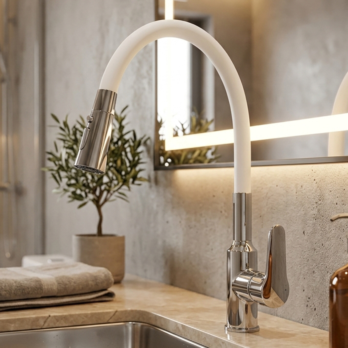 Zinc Kitchen Mixer