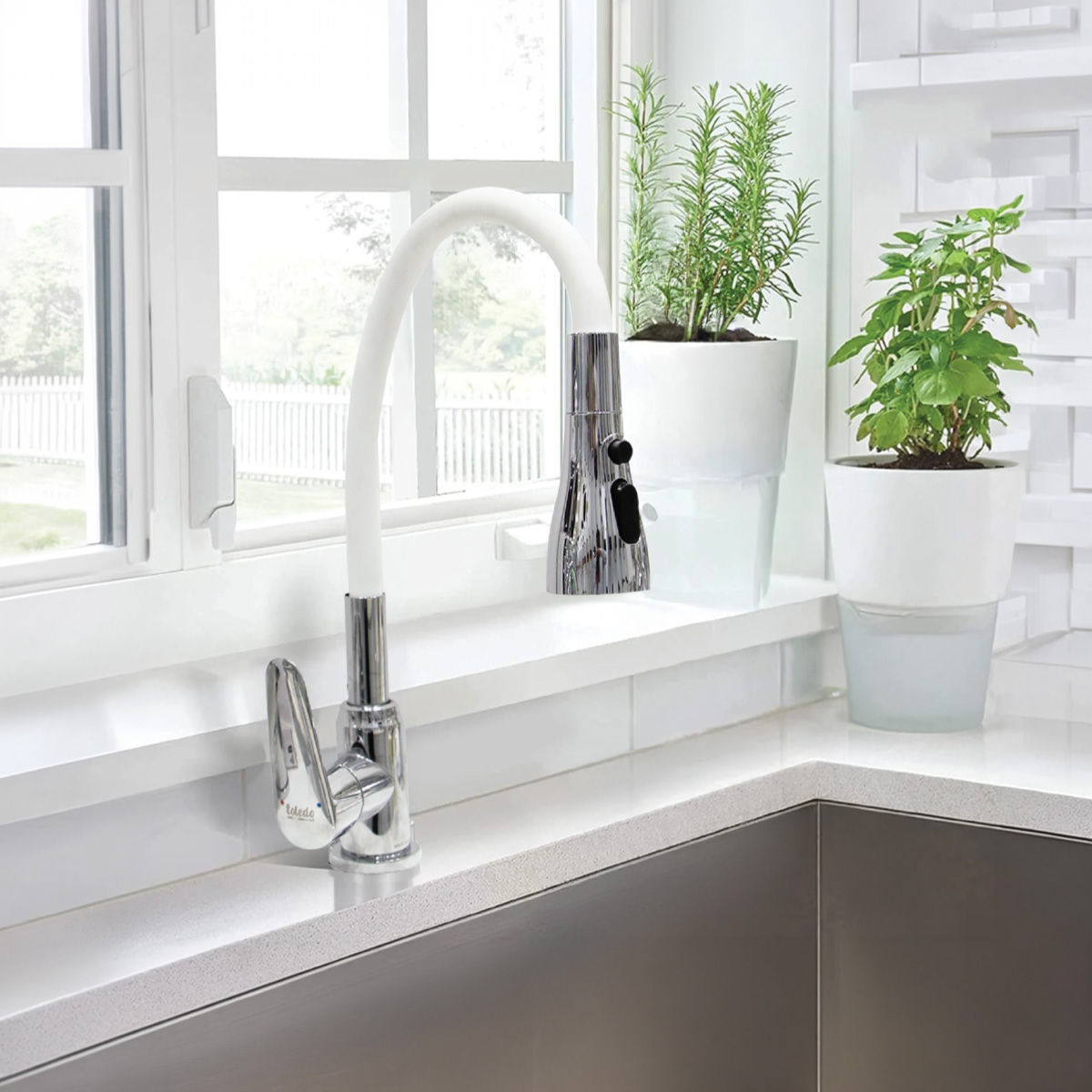 Zinc Kitchen Mixer