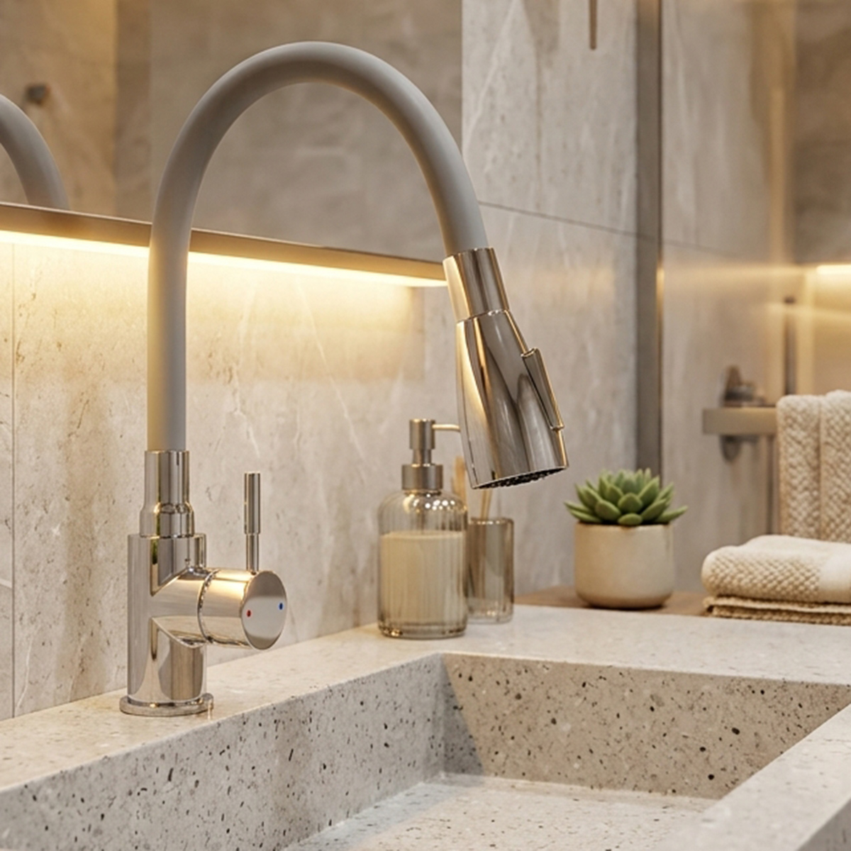 Zinc Kitchen Mixer