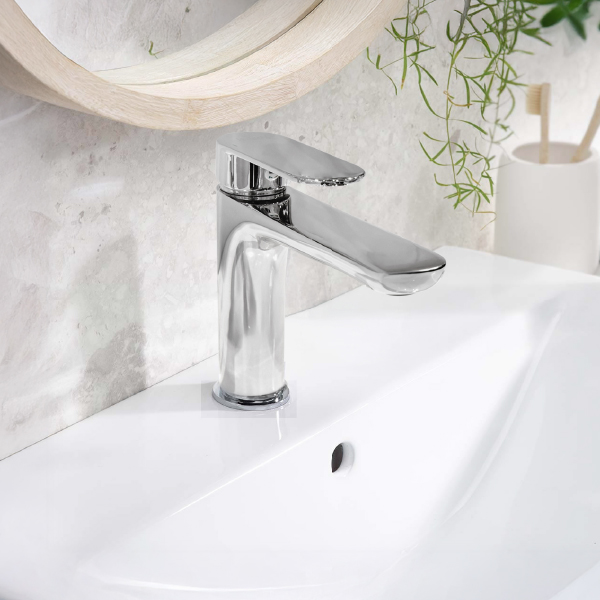 Modern Brass Chrome Basin Mixer