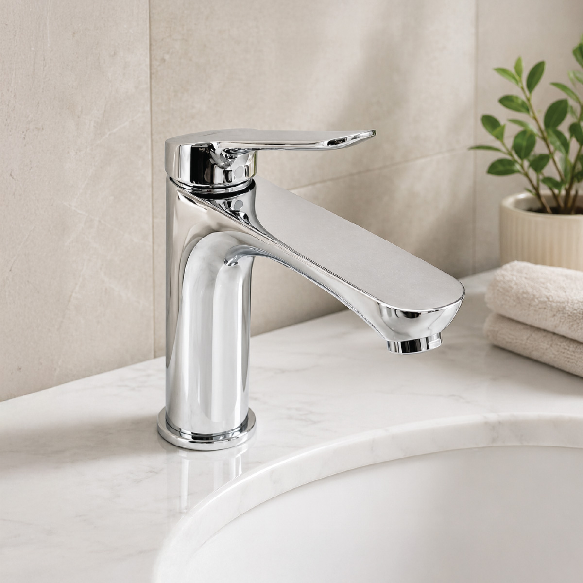 Stainless Steel Basin Mixer