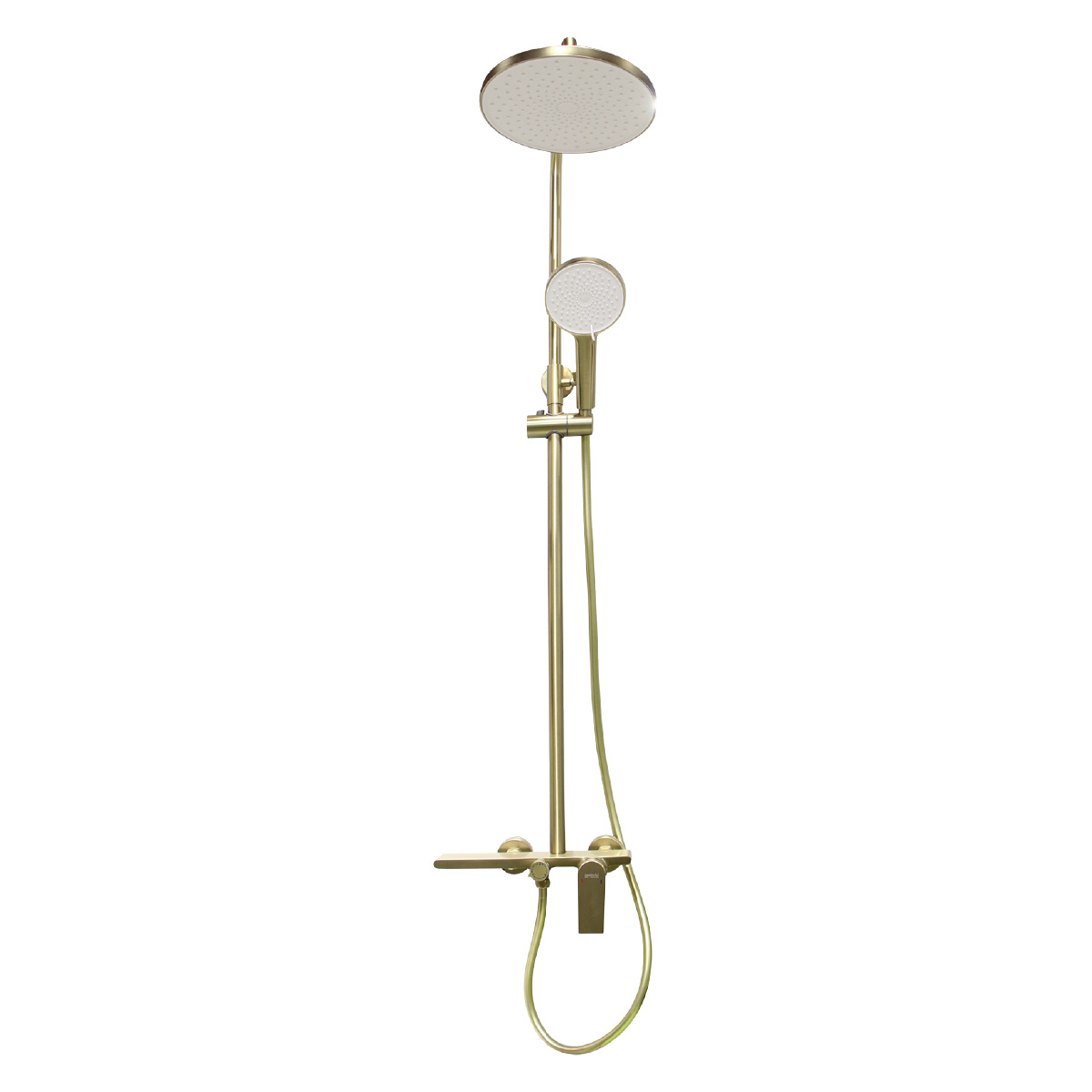 Brass Modern Shower Column Gold
