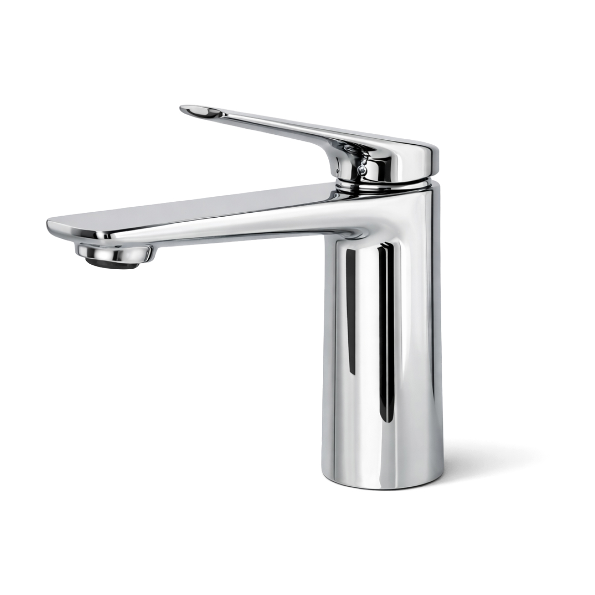 Brass Modern Basin Mixer Chrome