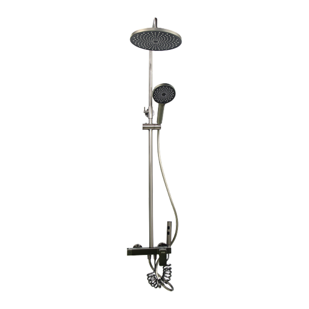Brass Modern Shower Column Clear