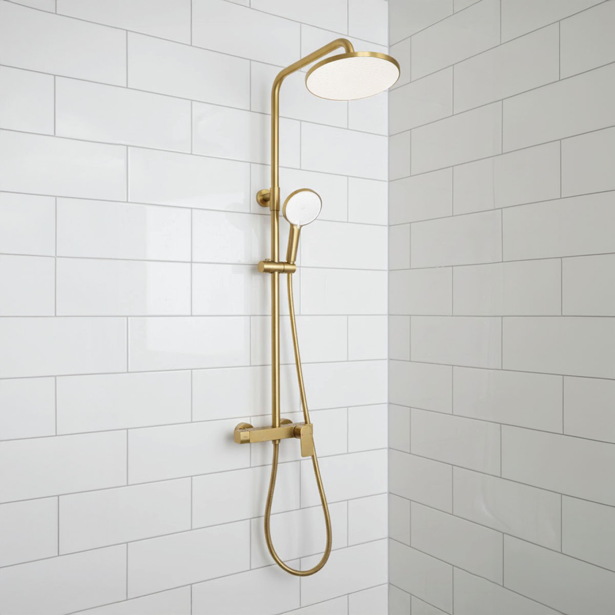 Gold Modern Brass Shower Column