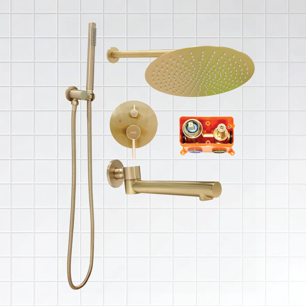 Concealed Shower Column