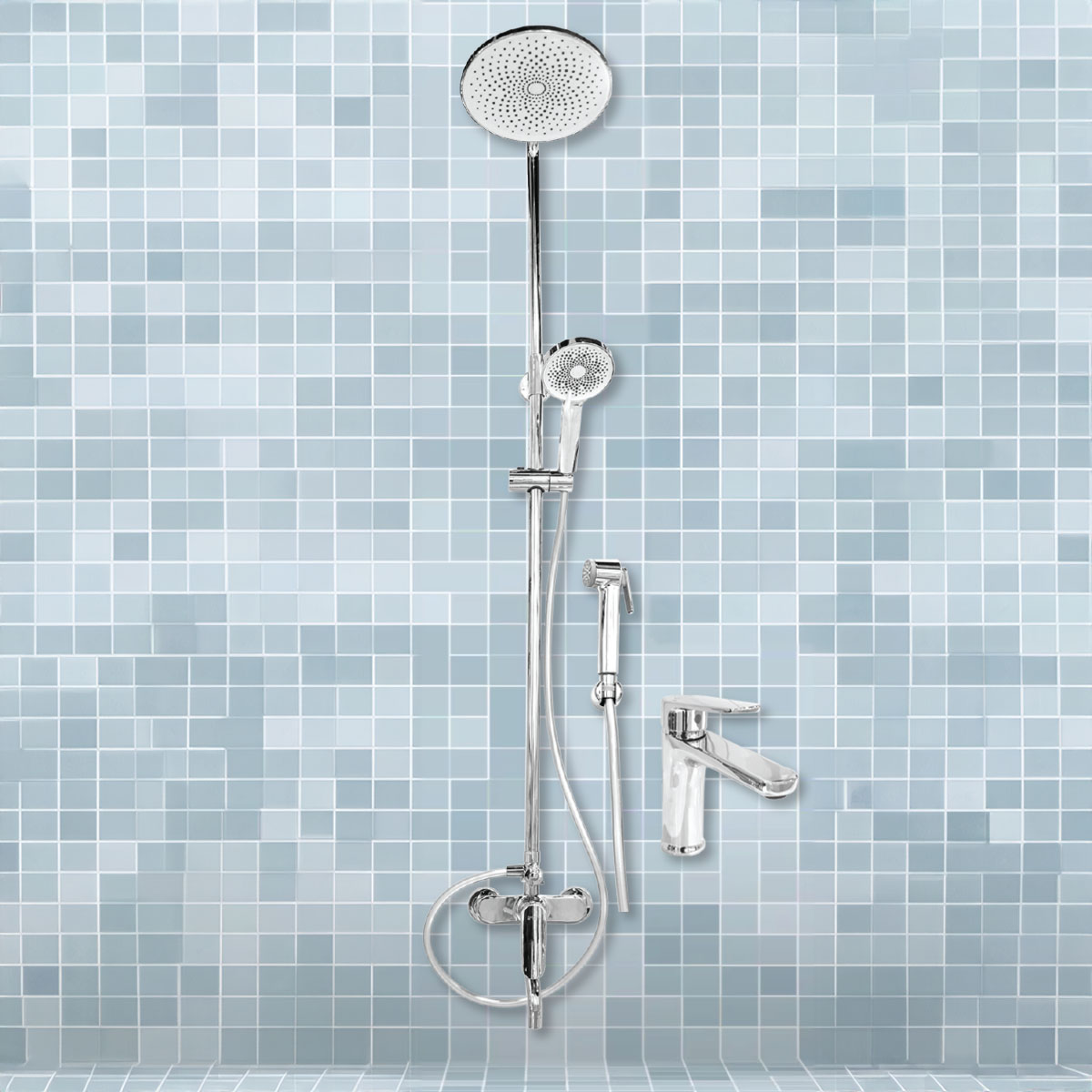 Bathroom Mixer Set 5 Piece
