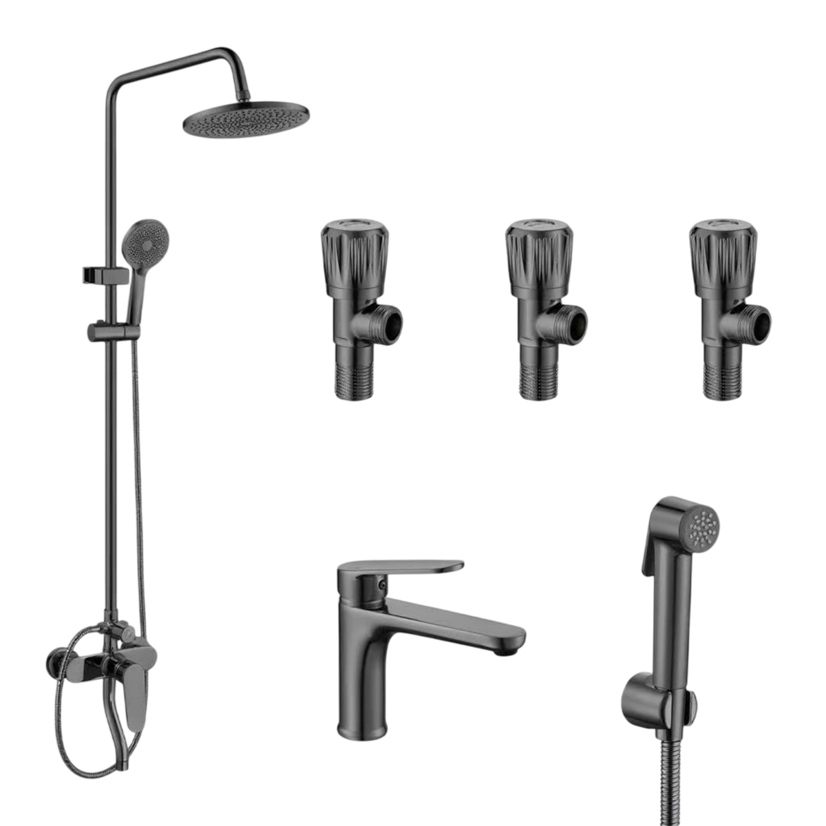 Bathroom Mixer Set 5 Piece