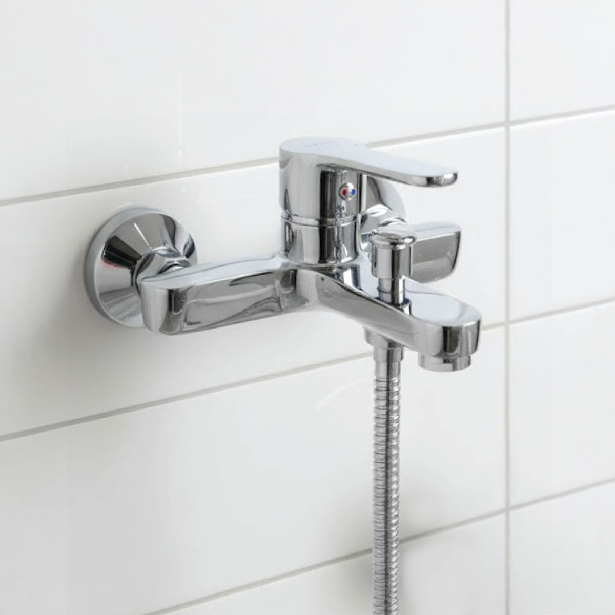 Chrome Brass Bath Mixer