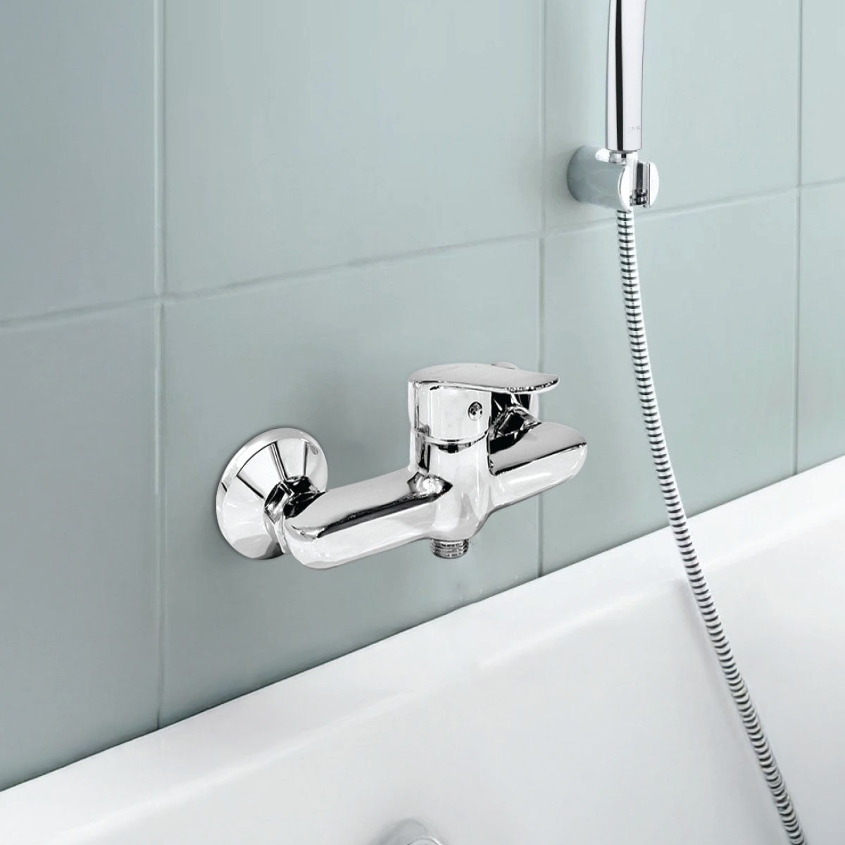 Chrome Shattaf Mixer