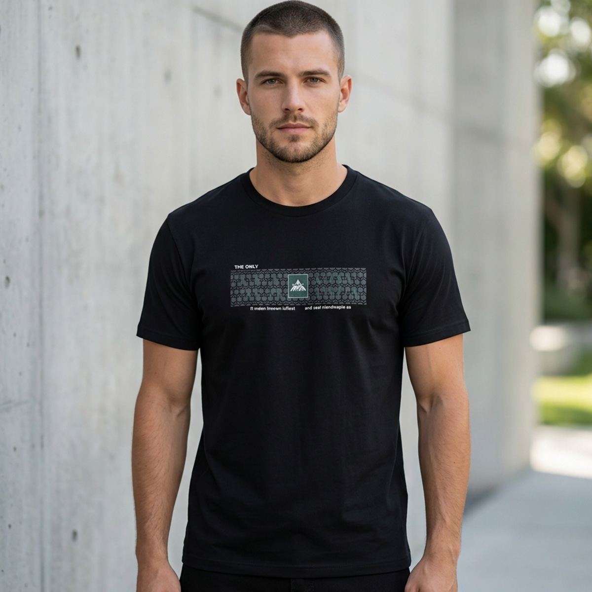 Men Plain Round Neck T-Shirt