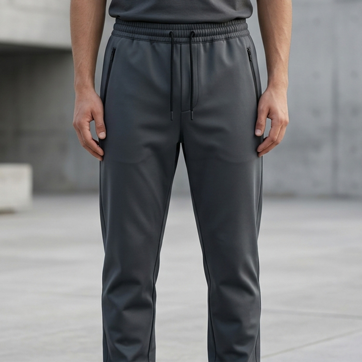 Men Elastic Track Pant