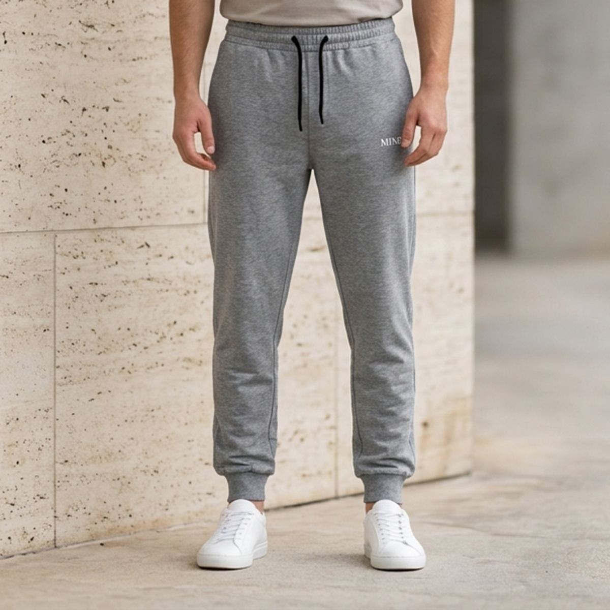 Men Elastic Track Pant