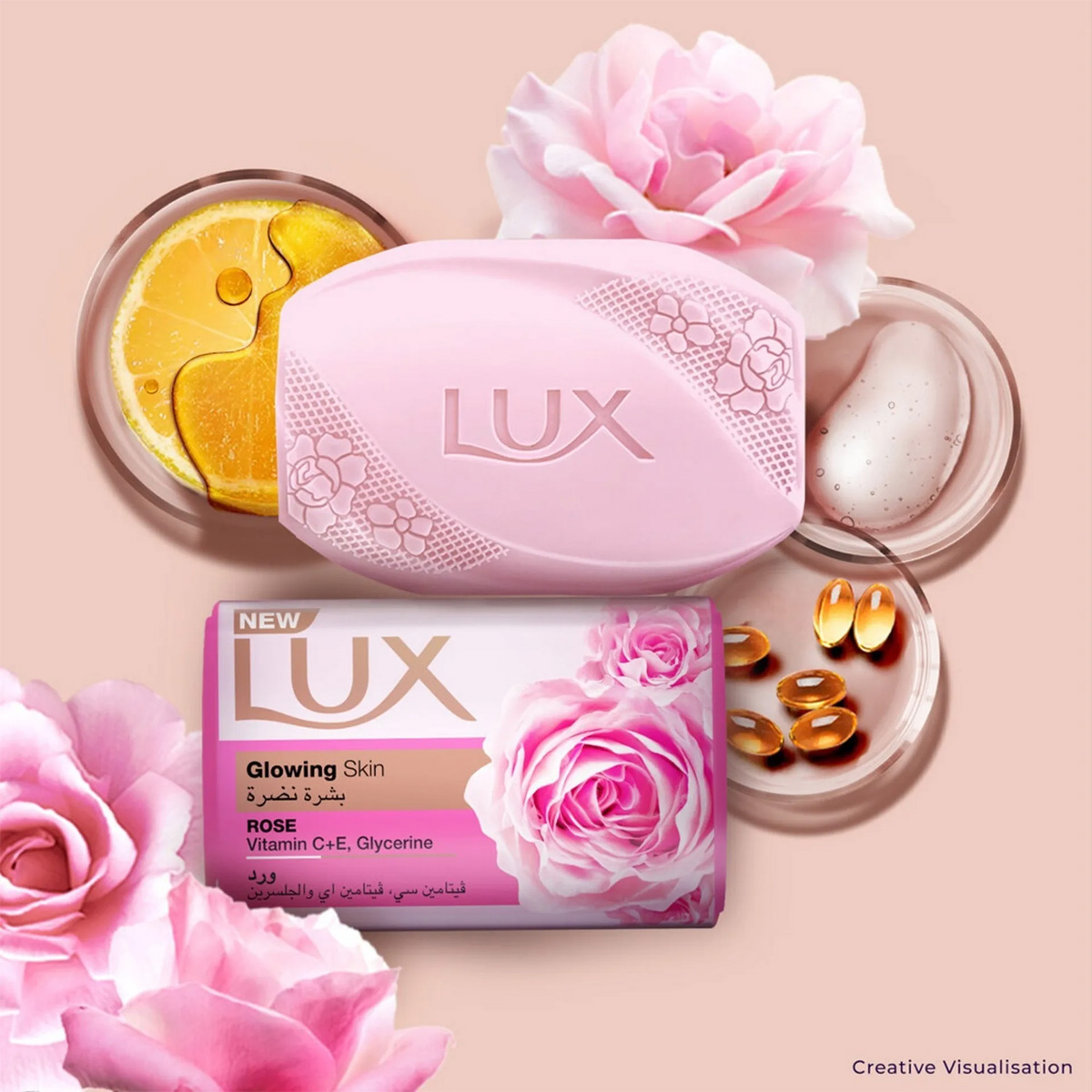 Lux Glowing Skin Soap 170g