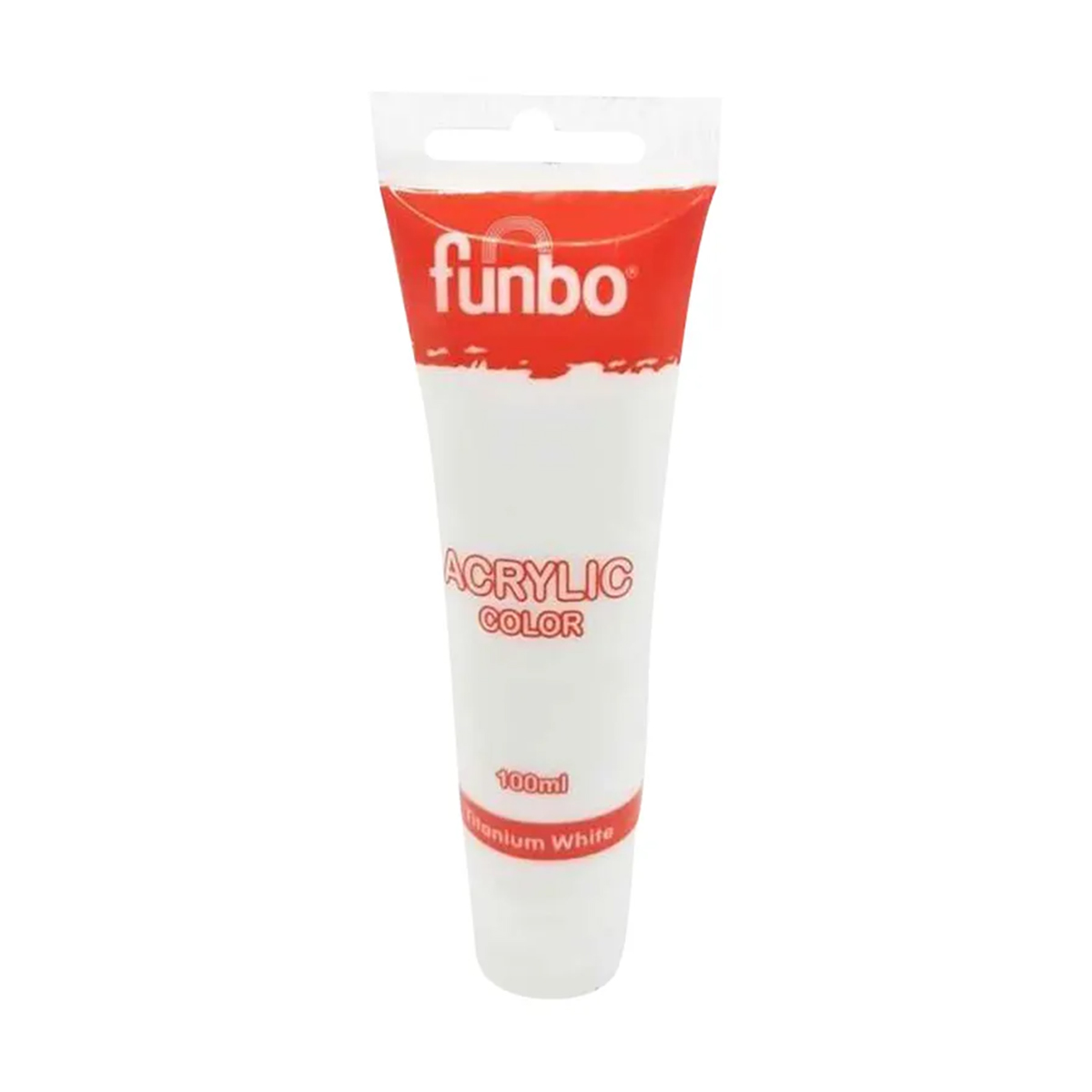 Acrylic Paint Tube Titanium White 100ml