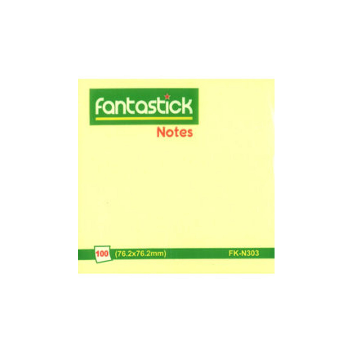 Fantastick Sticky Notes 3x3 Inch